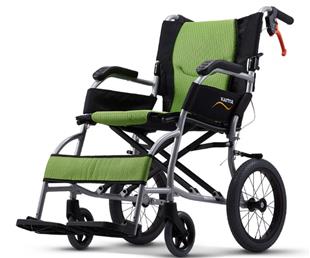 KARMA康揚鋁合金手動輪椅(小輪)旅弧KM-2501