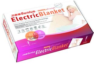 三樂事SUNLUS輕柔單人電熱毯(可機洗)電毯SP2701OR