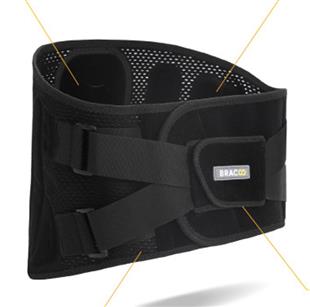 Bracoo奔酷仿生骨曲線彈力支撐護腰BP61