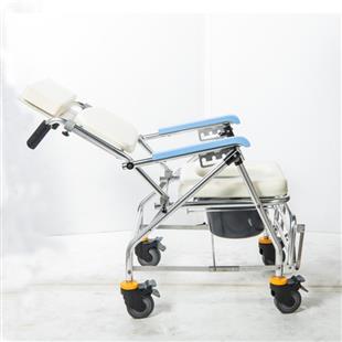 均佳不銹鋼便器椅洗澡椅(背可躺可收合)JCS-306