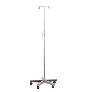 手壓式不鏽鋼點滴架(五爪座)YH087