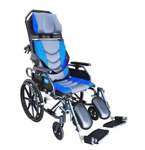 耀宏機械式輪椅-鋁合金躺式輪椅YH118-1(中輪)